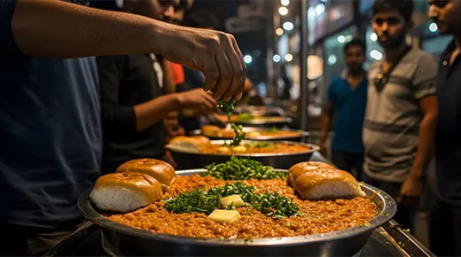 Live food counters catering