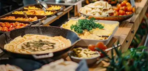 Live food counters catering