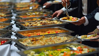 Product launch and corporate event catering