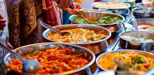 Traditional vegetarian satvik and jain catering